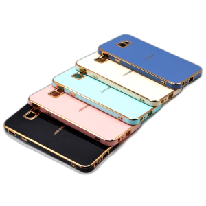 Samsung Galaxy J4 Plus Back Cover Soft Multi Golden Border Camera Protection Cover For Samsung J4 Plus