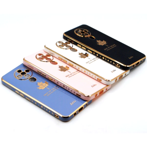 Tecno Spark 6 Back Cover Soft Multi Golden Border Camera Protection Cover For Tecno Spark 6
