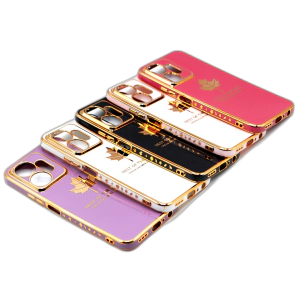 Infinix Zero 20 Back Cover Soft Multi Golden Border Camera Protection Cover For Infinix Zero 20