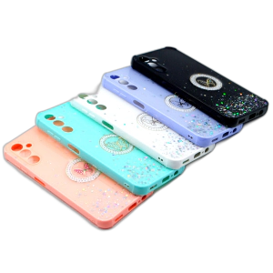 Samsung Galaxy A14 Back Cover Mulitcolour Ladies Glitter Cover For Samsung A14