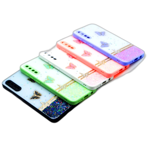 Samsung Galaxy A50 Back Cover Stylish Glitter Flower Fancy Case For Samsung A50