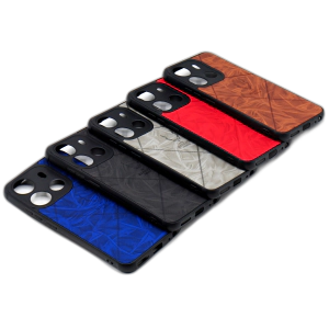 Infinix Smart 7 Back Cover Multicolour Soft Leather Case For Smart 7