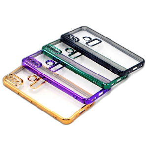 Vivo V9 Back Cover Soft Multi Chrome Border Camera Protection Cover For Vivo V9