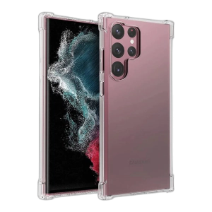 Samsung Galaxy S23 Ultra Back Cover Transparent Extra Bumper Soft Crystal Clear Case For Samsung S23 Ultra - Anti Shock