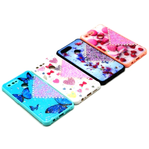 Oppo F9 Back Cover Multicolour Ladies Stone Glitter Case Cover For Oppo F9