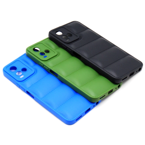 Vivo Y21 Back Cover Multicolour Soft Puff Case For Vivo Y21