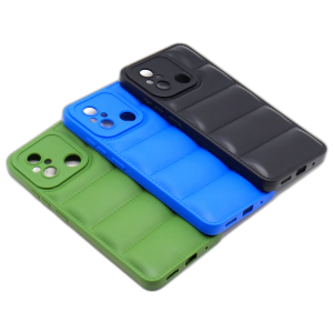 Xiaomi Poco C55 Back Cover Multicolour Soft Puff Case For Poco C55
