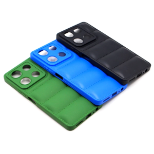 Infinix Note 30 Pro Back Cover Multicolour Soft Puff Case For Note 30 Pro