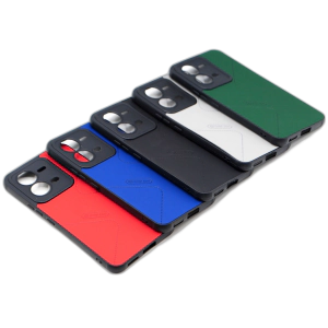 Vivo V25 Back Cover Multicolour Soft Leather Case For V25