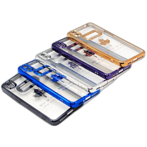 Oppo A37 Back Cover Soft Multi Chrome Border Camera Protection Cover For A37