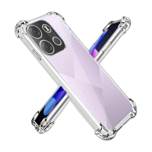 Tecno Spark 20 Back Cover Transparent Extra Bumper Anti Shock Soft Crystal Clear Case For Spark 20