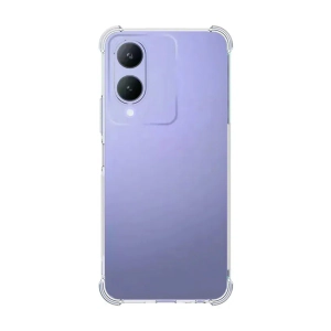 Vivo Y17s Back Cover Transparent Extra Bumper Anti Shock Soft Crystal Clear Case For Y17s