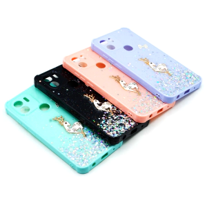 Xiaomi Redmi A1 Plus Back Cover Stylish Glitter Flower Fancy Case For Redmi A1 +