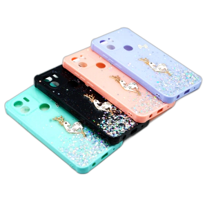 Xiaomi Redmi A2 Plus Back Cover Stylish Glitter Flower Fancy Case For Redmi A2 +
