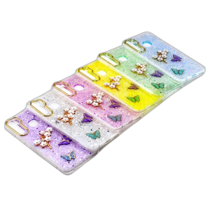 Huawei Y9s Back Cover Butterfly Glitter Fancy Case For Y9s