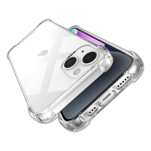 Apple iPhone 15 Back Cover Transparent Extra Bumper Soft Crystal Clear Case iPhone 15