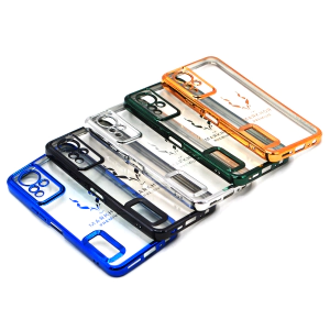 Infinix Note 11 Back Cover Soft Multi Chrome Border Camera Protection Cover Note 11