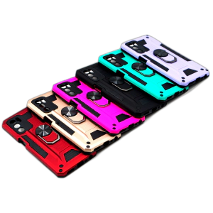 Oppo A16 Back Cover Armor Stand Stylish Hard Case A16