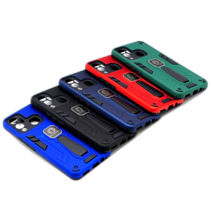 Infinix Hot 12 Play Back Cover Armor Stand Stylish Hard Case For Hot 12 Play