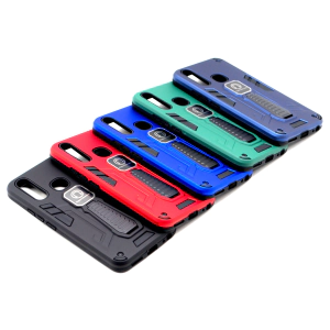 Vivo Y17 Back Cover Armor Stand Stylish Hard Case For Y17