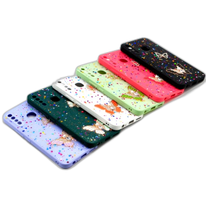Tecno Spark 4 Back Cover Fancy Glitter Butterfly Style Cover Case For Tecno Spark 4