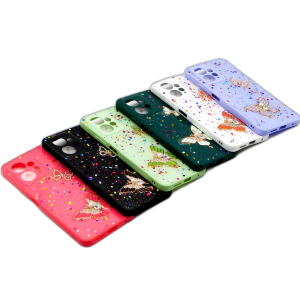 Xiaomi Redmi Note 12 4G Back Cover Fancy Glitter Butterfly Style Cover Case For Xiaomi Redmi Note 12 4G