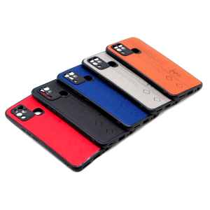 Infinix Hot 10s Back Cover Multicolour Soft Leather Case For Infinix Hot 10s