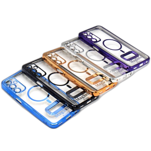 Samsung A15 4G - 5G Back Cover Soft Multi Chrome Border Camera Protection Cover For Galaxy A15