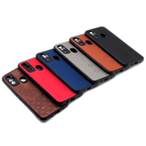Tecno Spark 7 Back Cover Multicolour Soft Leather Case For Tecno Spark 7