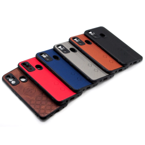 Tecno Spark 7T Back Cover Multicolour Soft Leather Case For Tecno Spark 7T