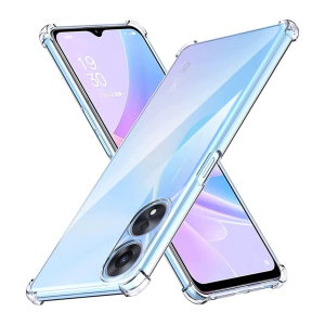 Oppo A18 Back Cover Transparent Bumper Case For Oppo A18