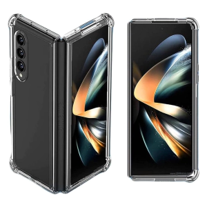 Samsung Z Fold 4 Back Cover Transparent Bumper Case For Samsung Z Fold 4