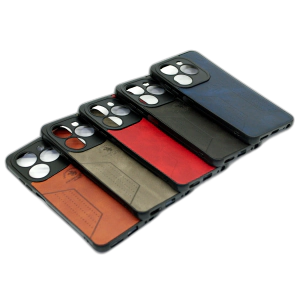 Infinix Smart 8 Back Cover Multicolour Soft Leather Case For Smart 8