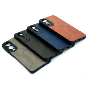 Vivo Y17s Back Cover Multicolour Soft Leather Case For Y17s