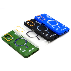 Oppo A76 Back Cover Multicolour Soft Puff Case For A76