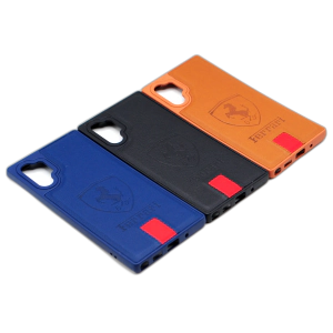 Samsung Note 10 Plus Back Cover Multicolour Soft Ferrari Style Leather Case For Note 10 Plus