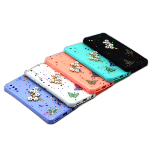 Vivo Y90 Back Cover Fancy Glitter Butterfly Style Cover Case For Vivo Y90