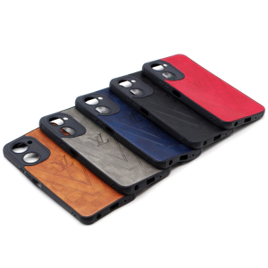 Vivo Y18 Back Cover Leather Style Soft Case For Vivo Y18