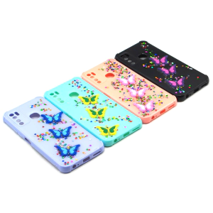 Infinix Hot 9 Back Cover Fancy Glitter Butterfly Style Cover Case For Infinix Hot 9