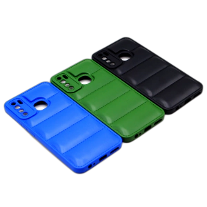 Infinix S5 Lite Back Cover Multicolour Soft Puff Case For Infinix S5 Lite