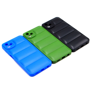 Samsung A04 Back Cover Multicolour Soft Puff Case For Samsung A04