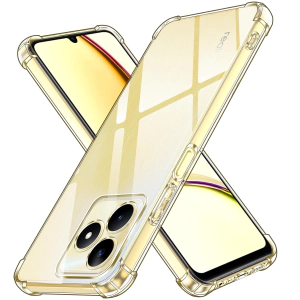 Realme C63 Back Cover Transparent Bumper Case For Realme C63