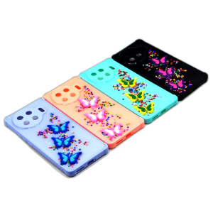 Tecno Spark 20 Pro Plus Back Cover Fancy Glitter Butterfly Style Cover Case For Spark 20 Pro Plus