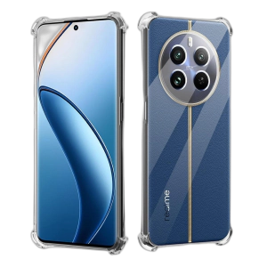 Realme 12 5G Back Cover Transparent Extra Bumper Anti Shock Soft Crystal Clear Case For Realme 12 5G