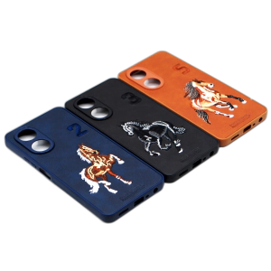 Oppo A58 4G Back Cover POLO Design Leather Type Soft For Oppo A58 4G