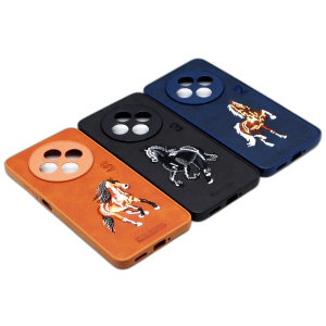 Oppo Reno 12F Back Cover POLO Design Leather Type Soft For Oppo Reno 12F