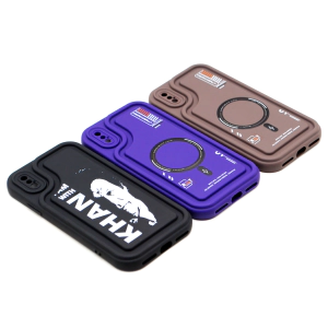 Apple iPhone X Back Cover Multicolour Soft MagSafe Printed Stylish Case For iPhone X