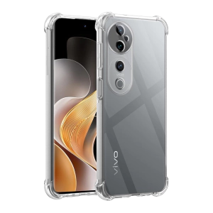 Vivo V40 Pro Back Cover Transparent Extra Bumper Anti Shock Soft Crystal Clear Case For Vivo V40 Pro