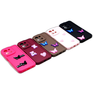 Vivo Y28 Back Cover Soft Muticolour Ladies Case For Vivo Y28