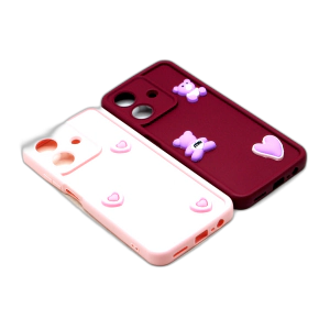 Realme C63 Back Cover Soft Muticolour Ladies Case For Realme C63